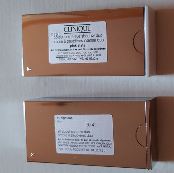 New - CLINIQUE Color Surge Eyeshadow Duo (x2) - Picture 2 of 3